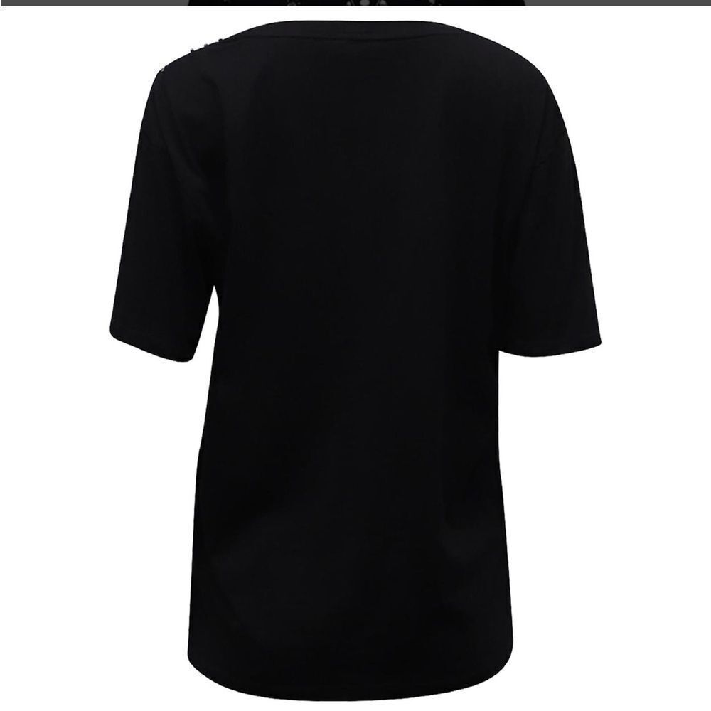 Sandro Embellished Black Top, S - Picture 3 of 11